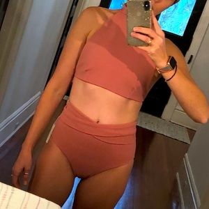 Citrine Ribbed Bikini